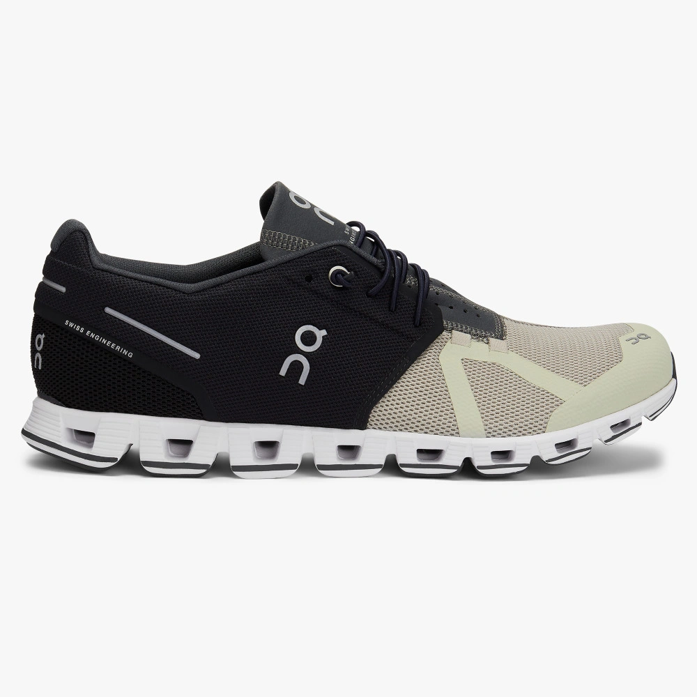 ON Running Cloud 50: Karamel og perle, løpesko for herrer - Schweiz salg! Perfekt for din løpetur!